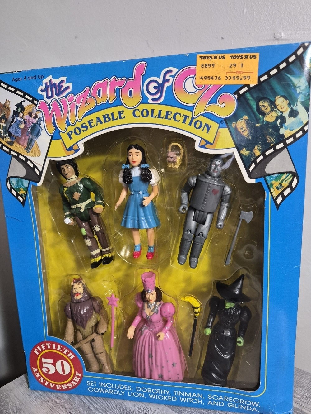 Wizard of Oz Poseable Collection 50th Anniversary 1989 Vintage